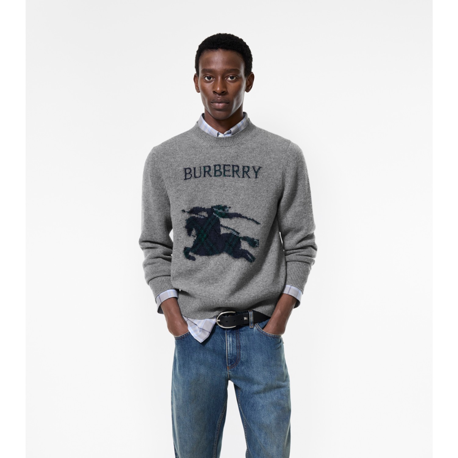 Knight Wool Cashmere Blend Sweater