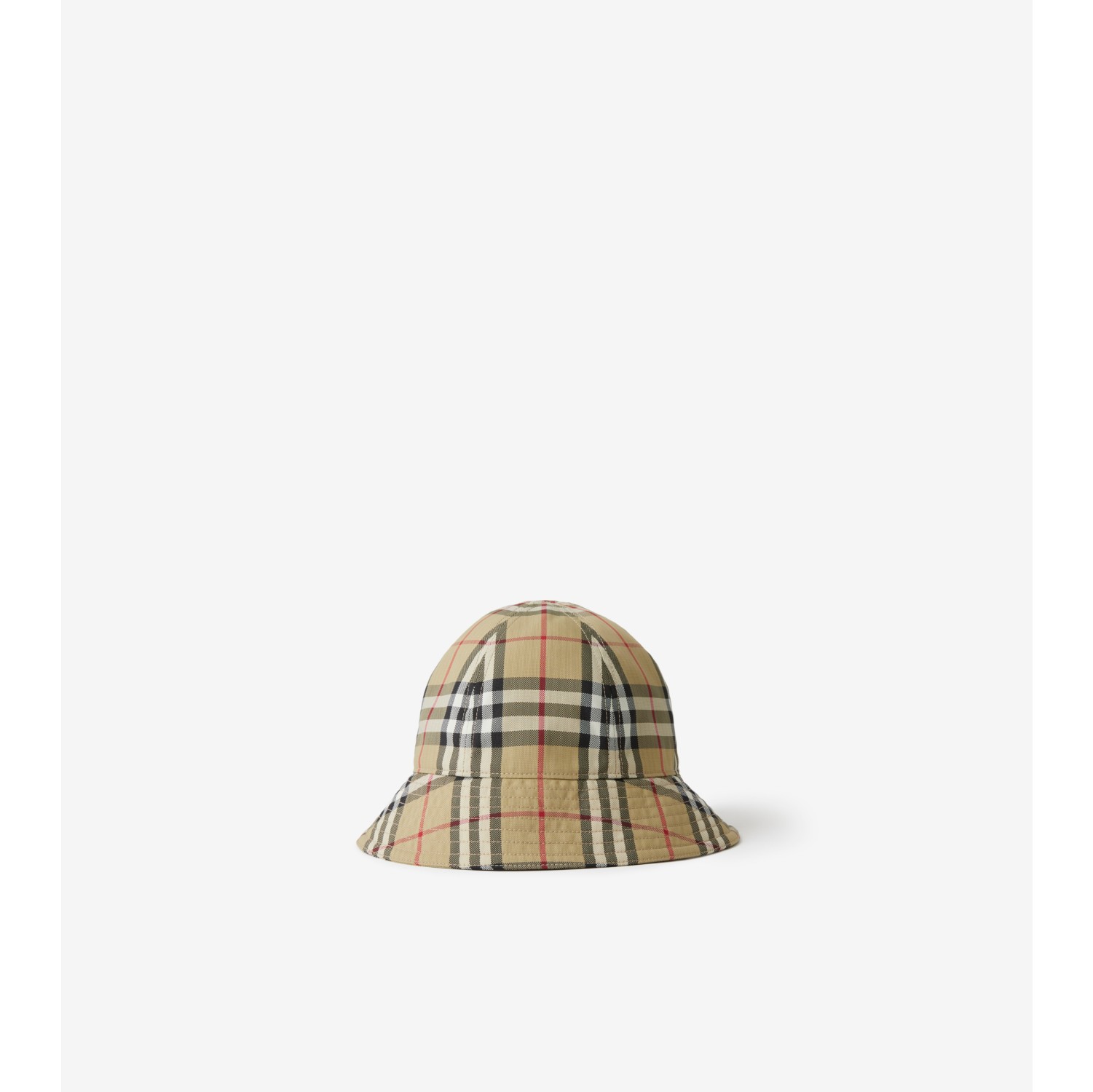 Vintage Check Bucket Hat in Beige - Burberry