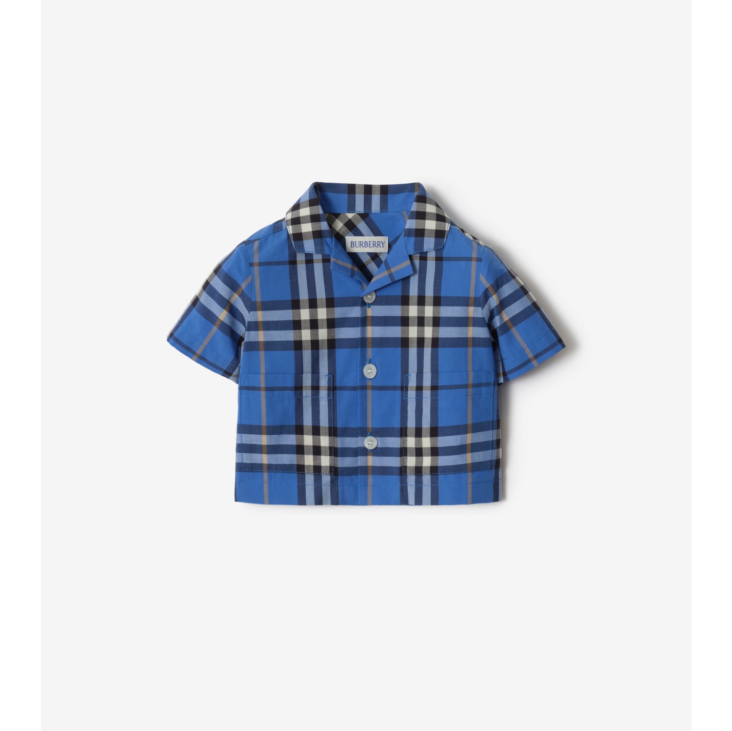 Zweiteiliges Set aus Baumwolle in Check