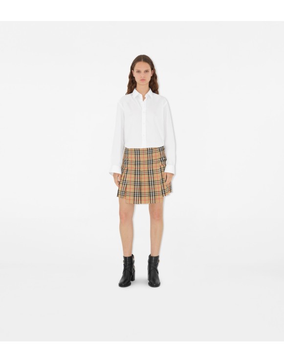 Burberry style skirt best sale