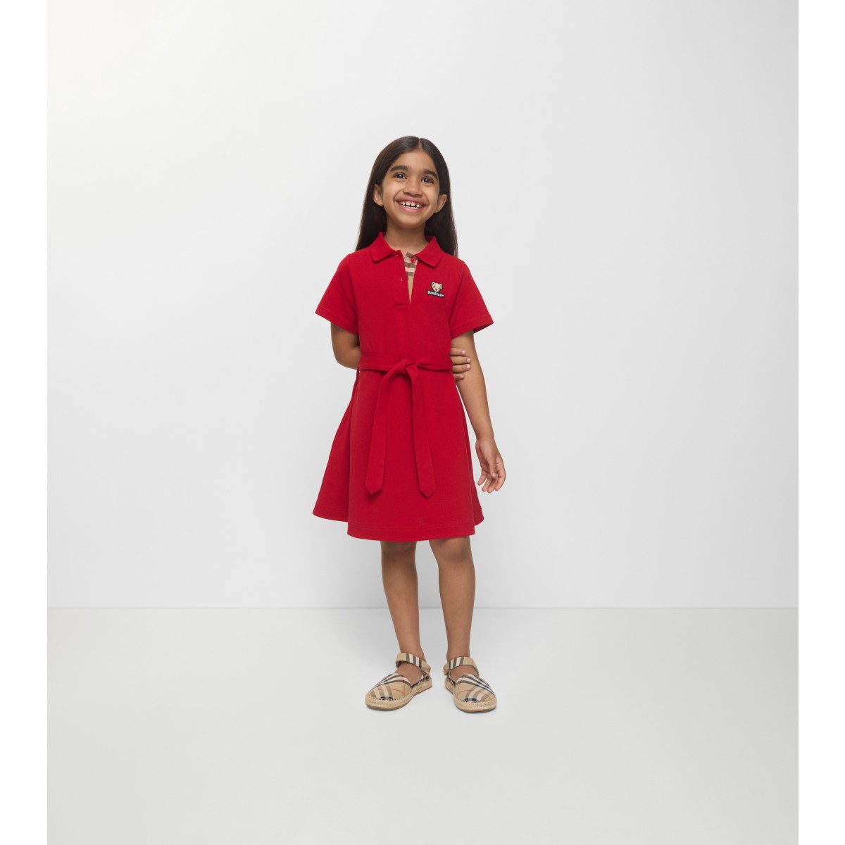  Check Polo Shirt Dress