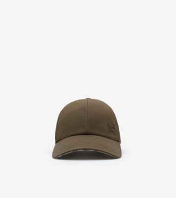 Gabardine Baseball Cap in Juniper green - Men | Burberry  display picture 1