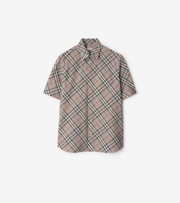 現行タグ BURBERRY SHERWOOD スリムフィット ノバチェックシャツ 極美品】バーバリー ノバチェックシャツ レディースM相当 希少