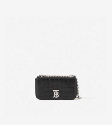 Mini Lola Bag in Black Women Leather Burberry Official