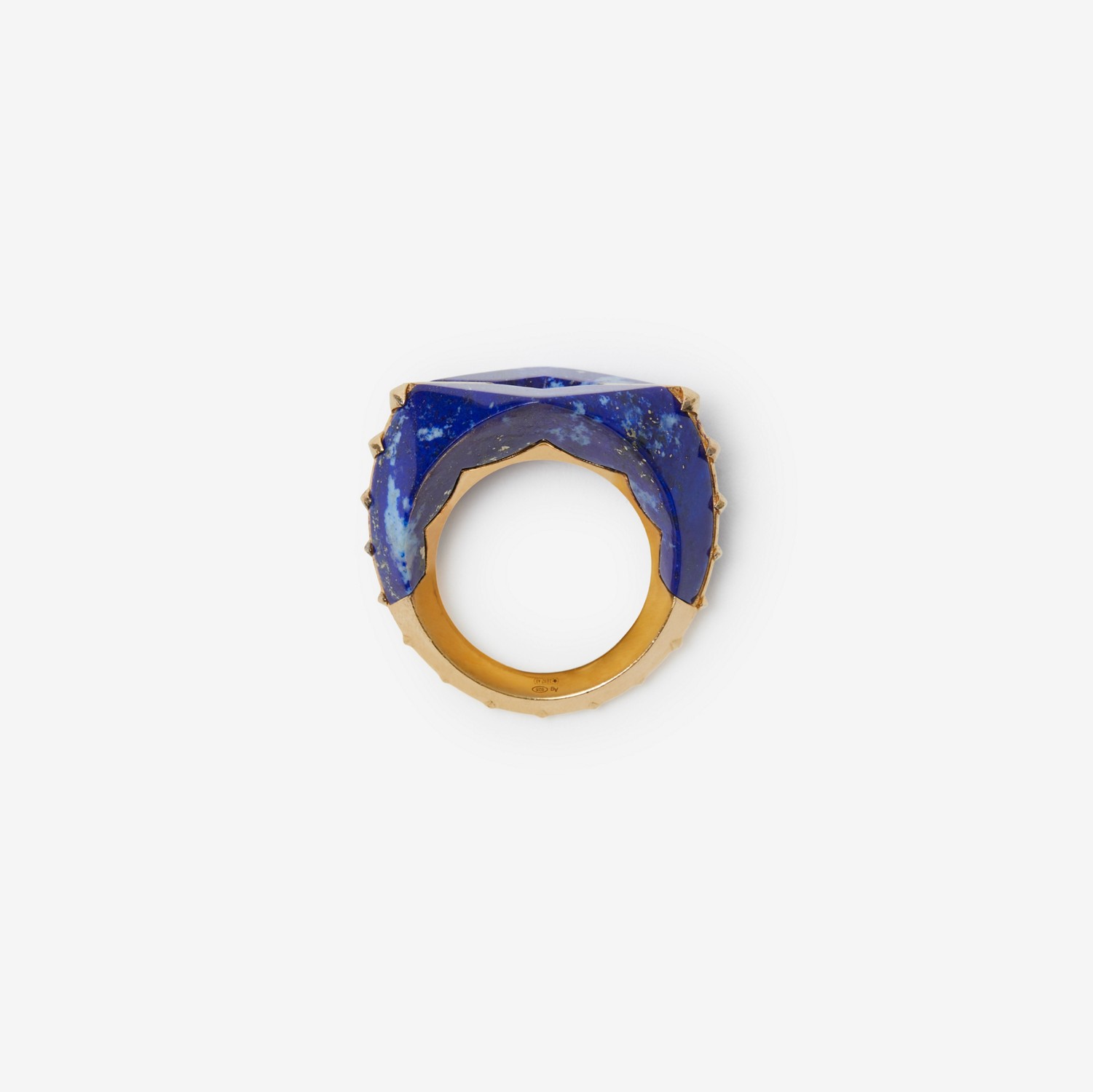 Lapis Hollow Ring in Gold | Burberry® Official