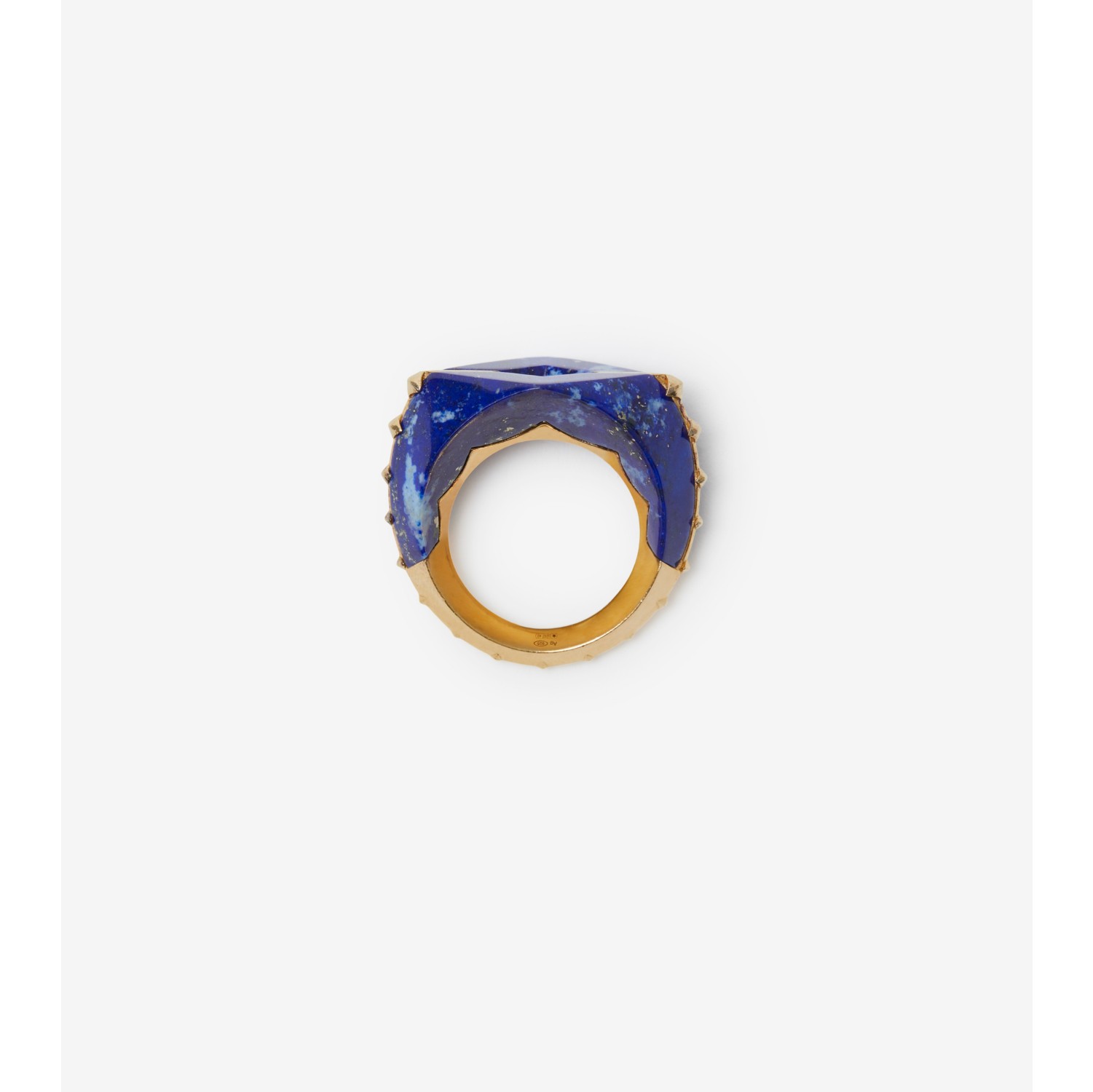 Lapis Hollow Ring in Gold - Women | Burberry® Official