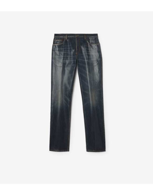 Slim Coated Jeans