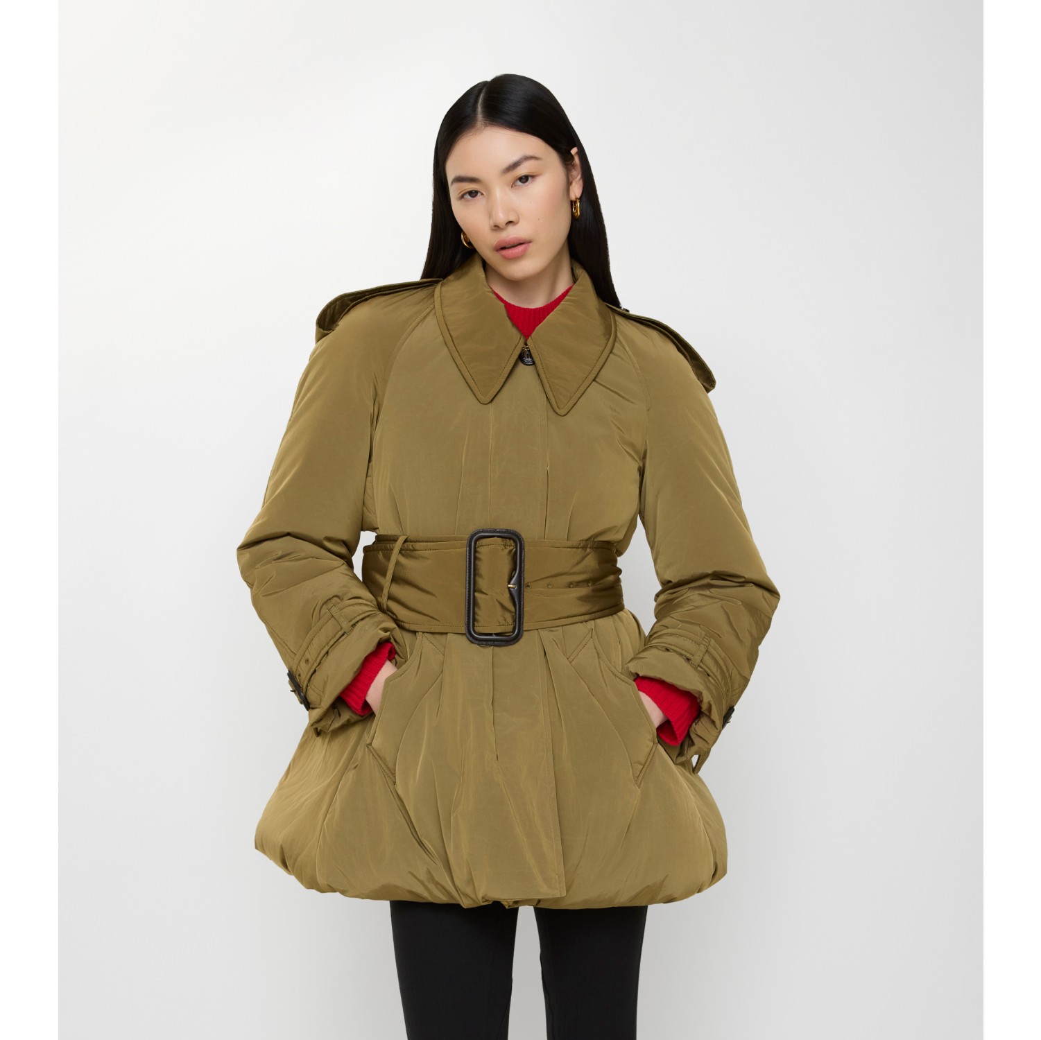 Belted Berryhill Padded Car Coat