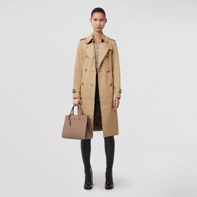 Womens Clothing Coats Raincoats and trench coats Burberry sandridge Trench in Beige - Save 33% Natural 