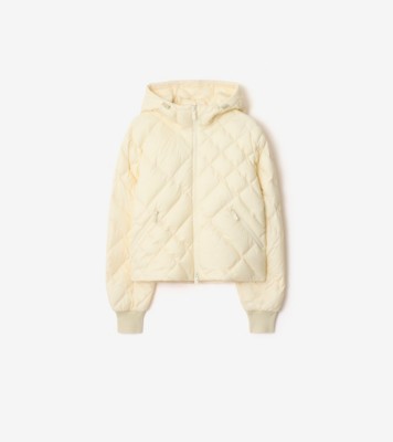 チェックステッチ ナイロン デリー ダウンジャケット (セラミック