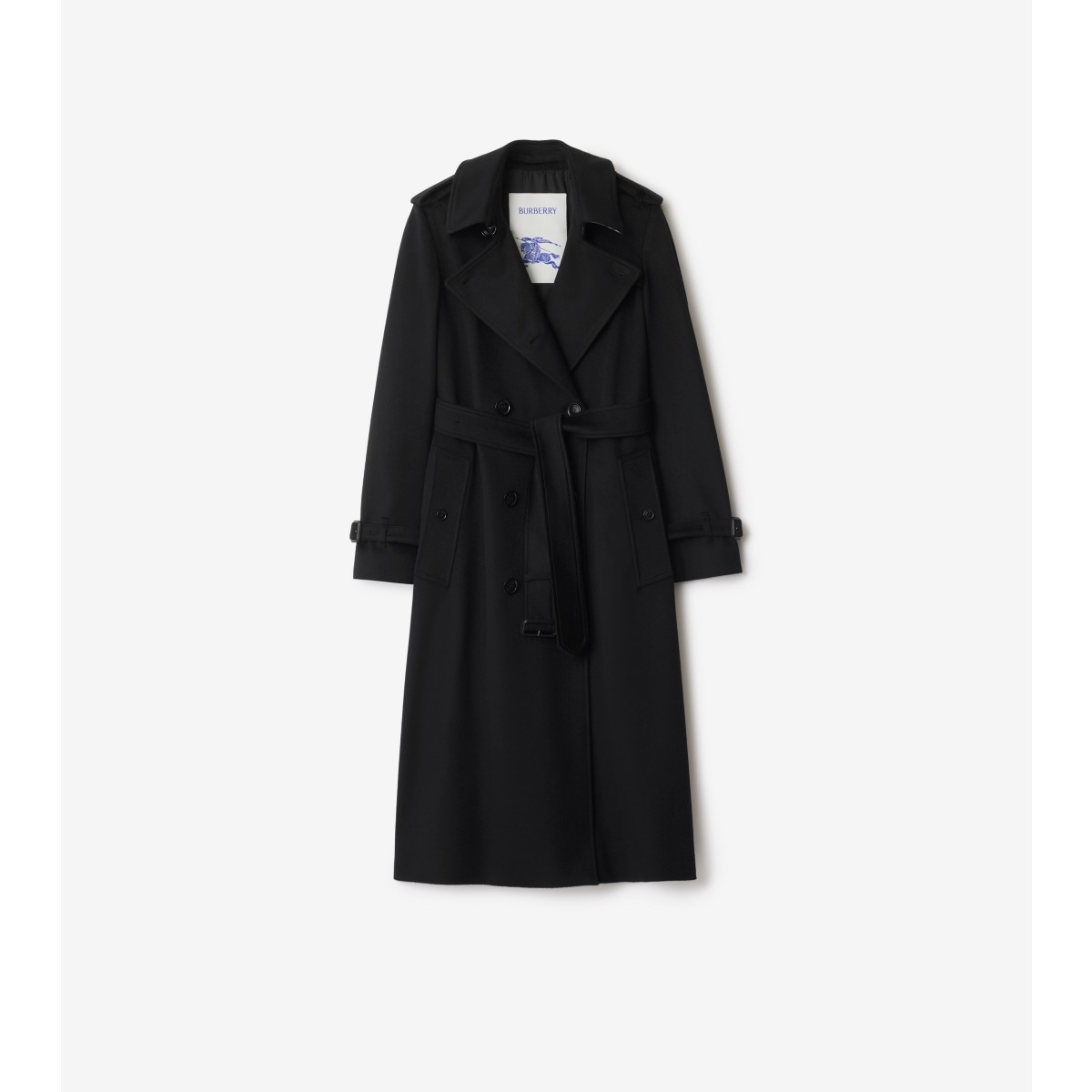  Check Long Kensington Trench Coat