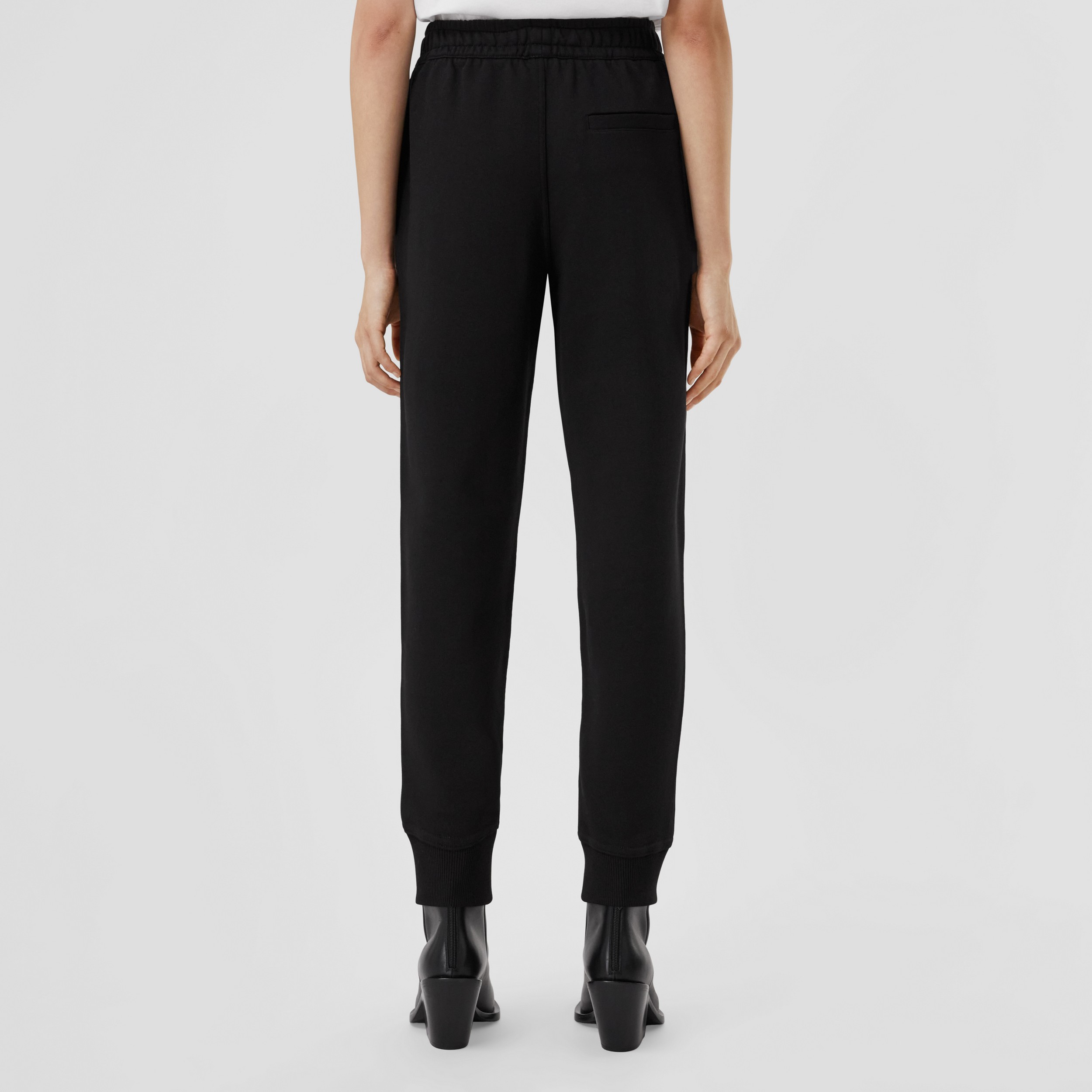 Pantalon de jogging en coton à imprimé lapin (Noir) - Femme | Site officiel Burberry® - 3