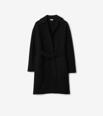 Black womens hot sale wrap coat