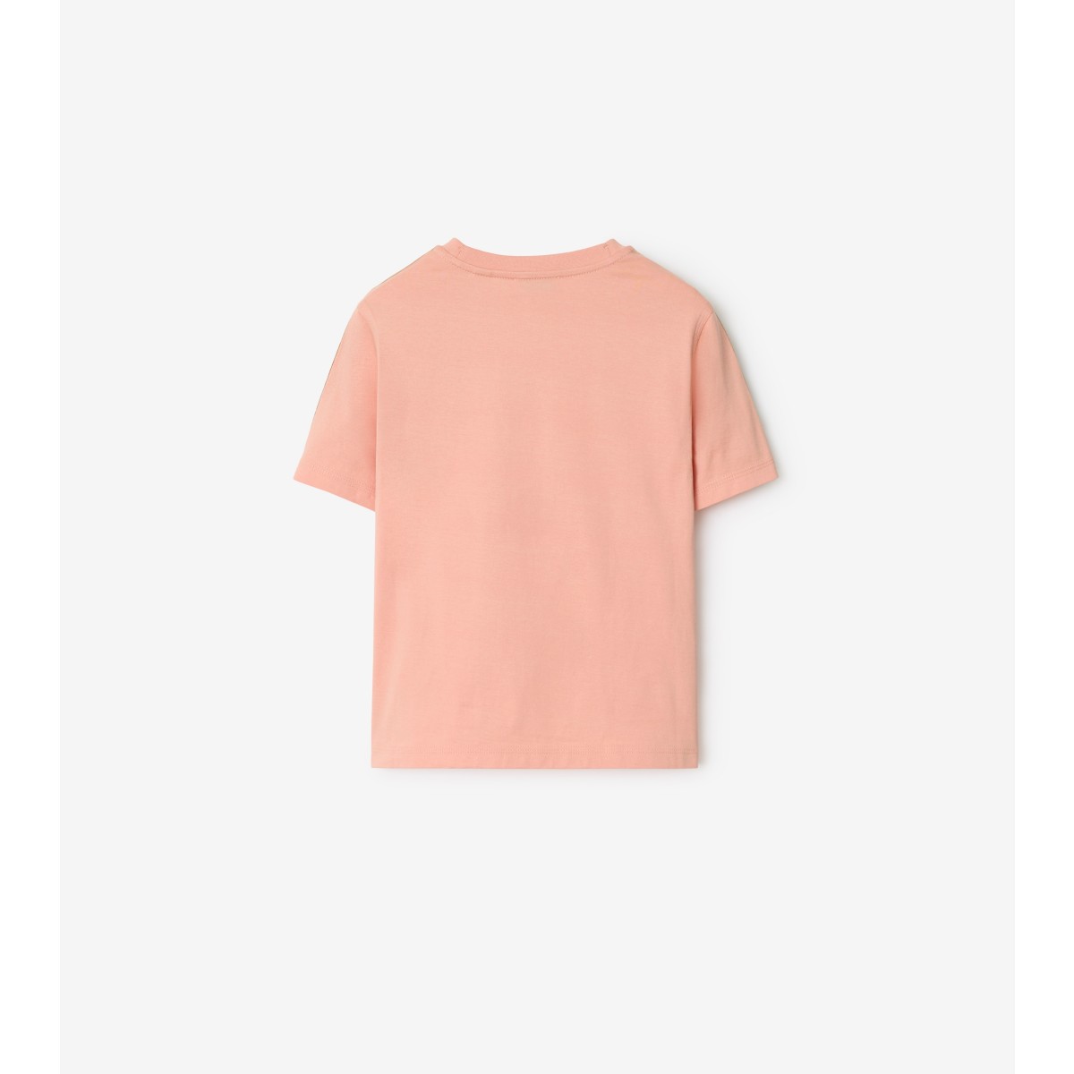  Check Trim Cotton T-shirt