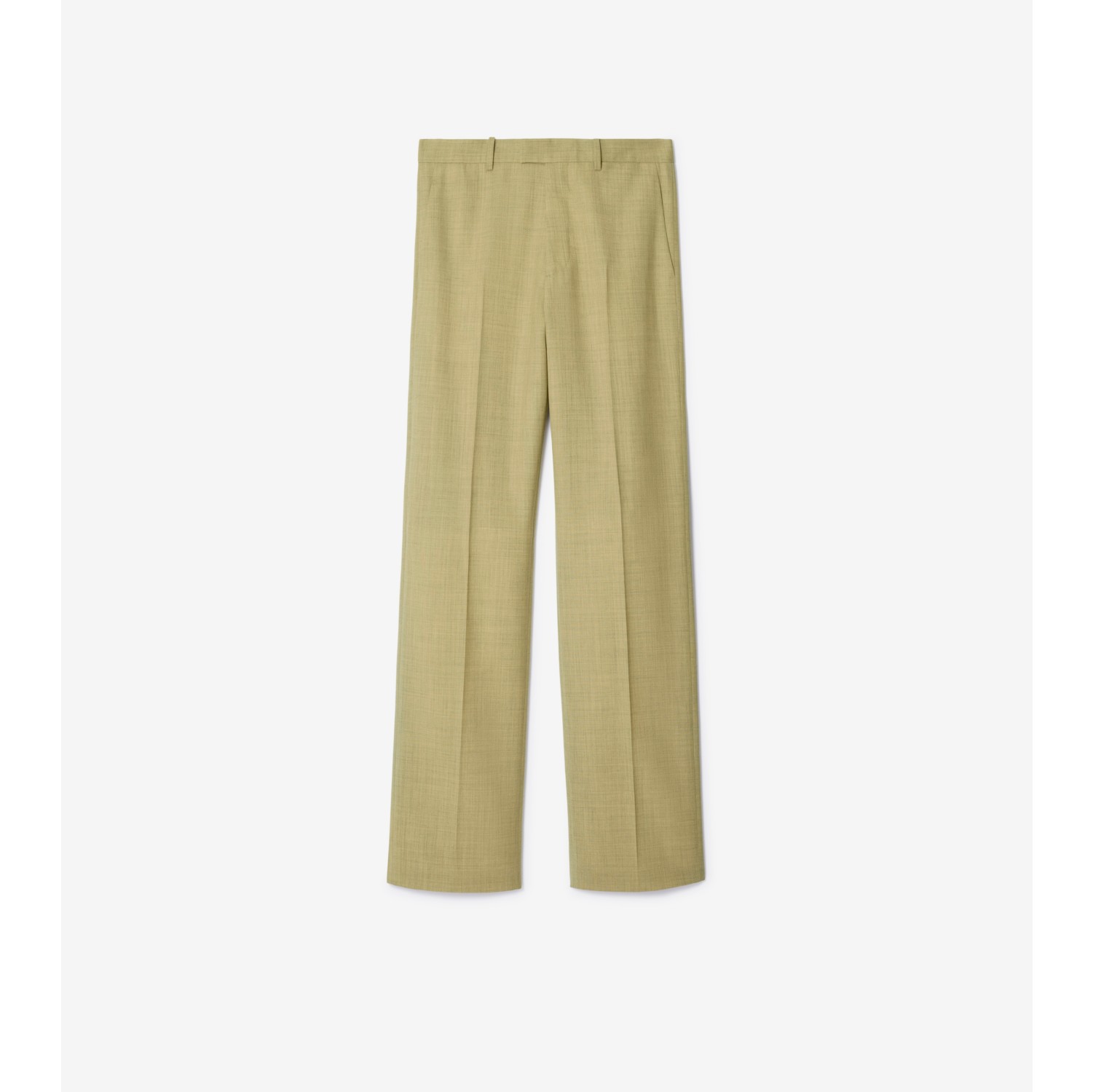 tailored wool trousers