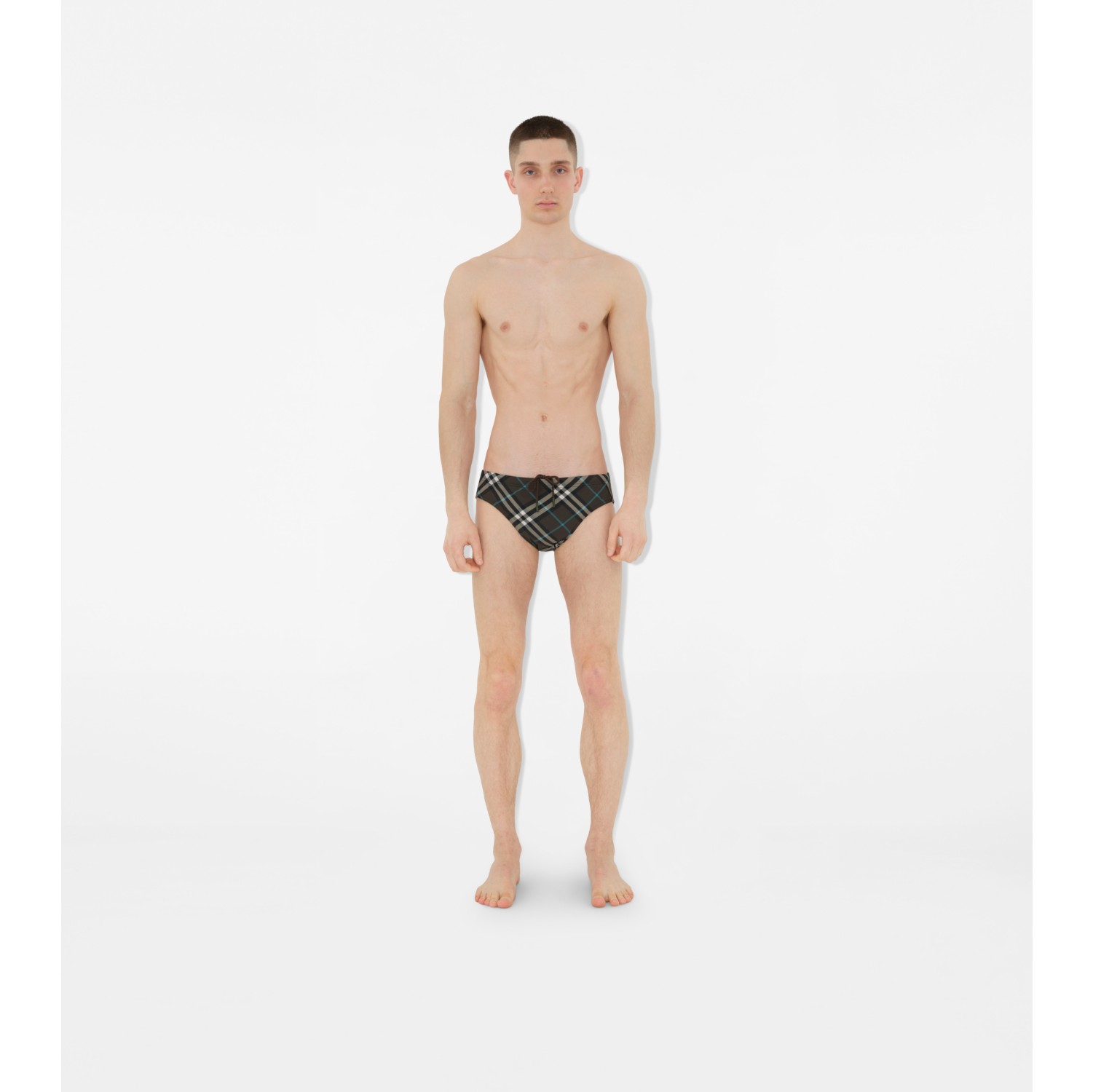 Check Swim Briefs