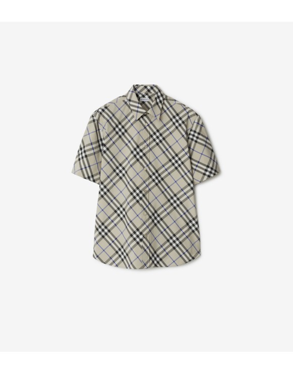 Chemise en coton Check