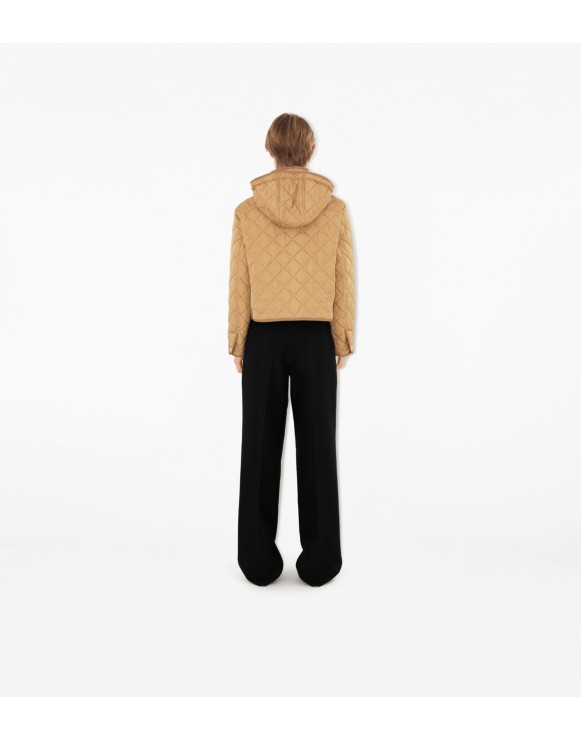 Veste courte matelassée en nylon