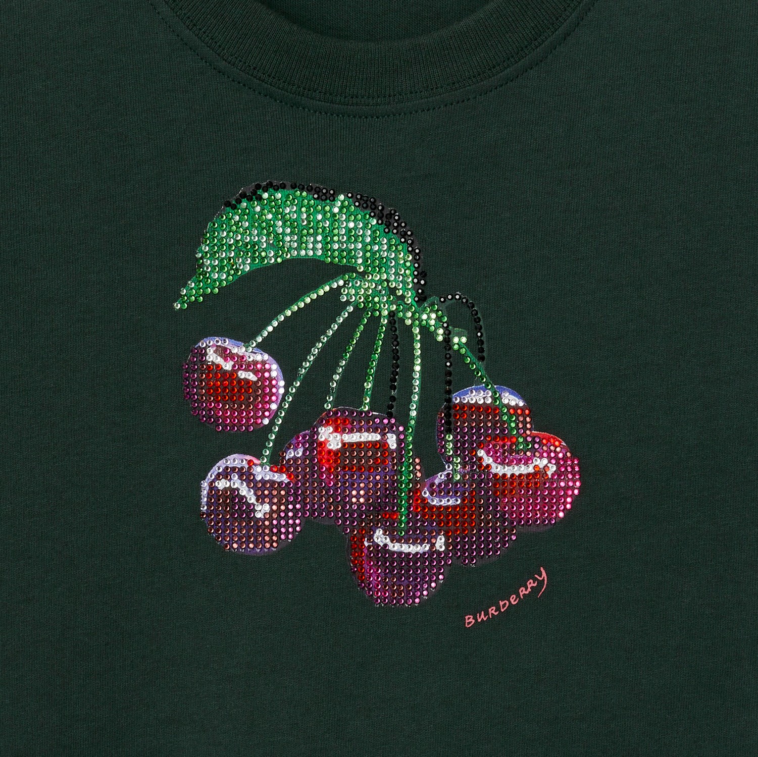 Crystal Cherry Cotton T-shirt