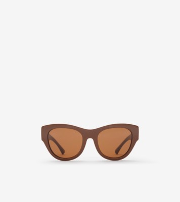 NEW BRIGATI women\'s round sunglasses in amber Small Round Sunglasses in Amber - The Ben Silver Collection main image 4