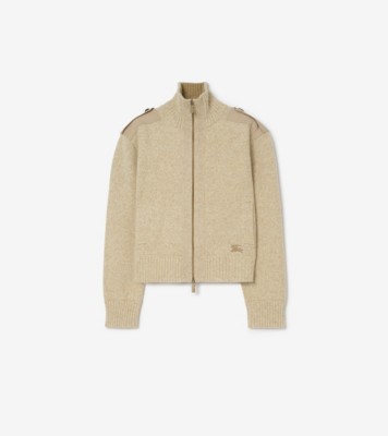 Wool Cashmere Jacket in Hamper beige - Women | Burberry® Official