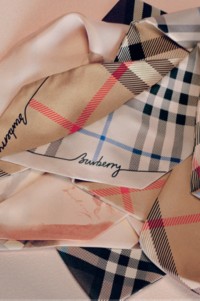 Burberry Check Silk Scarf