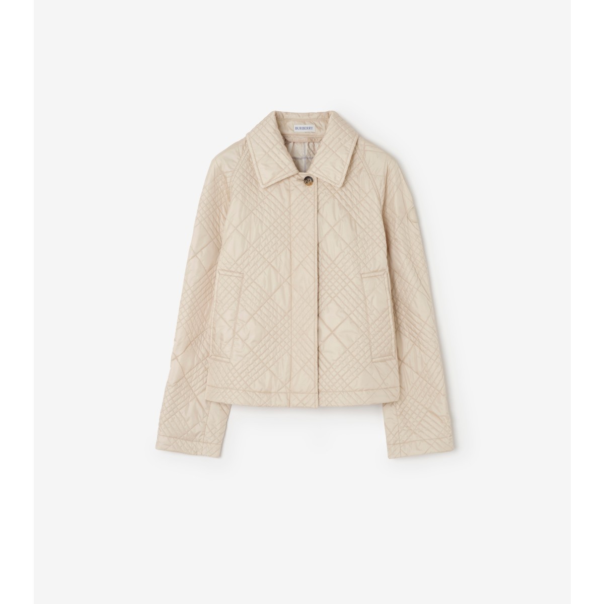  Check Quilted Nylon Tiffield Jacket