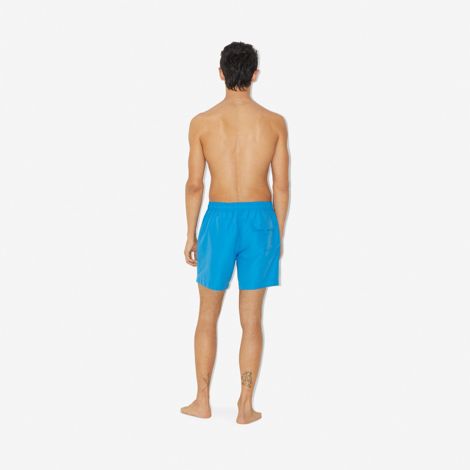 Logo Detail Swim Shorts in Vivid Blue - Men | Burberry® Official
