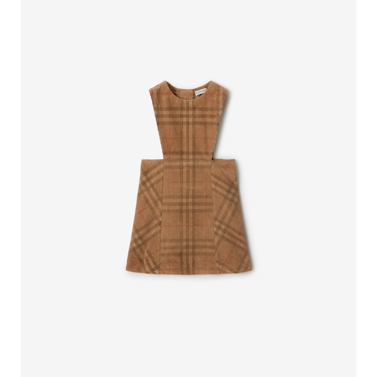  Check Corduroy Dress