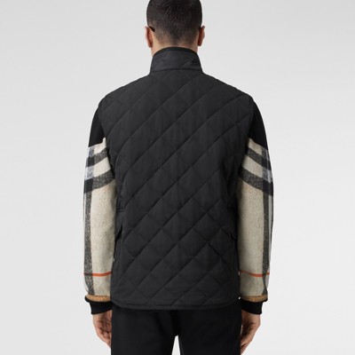 mens burberry gilet