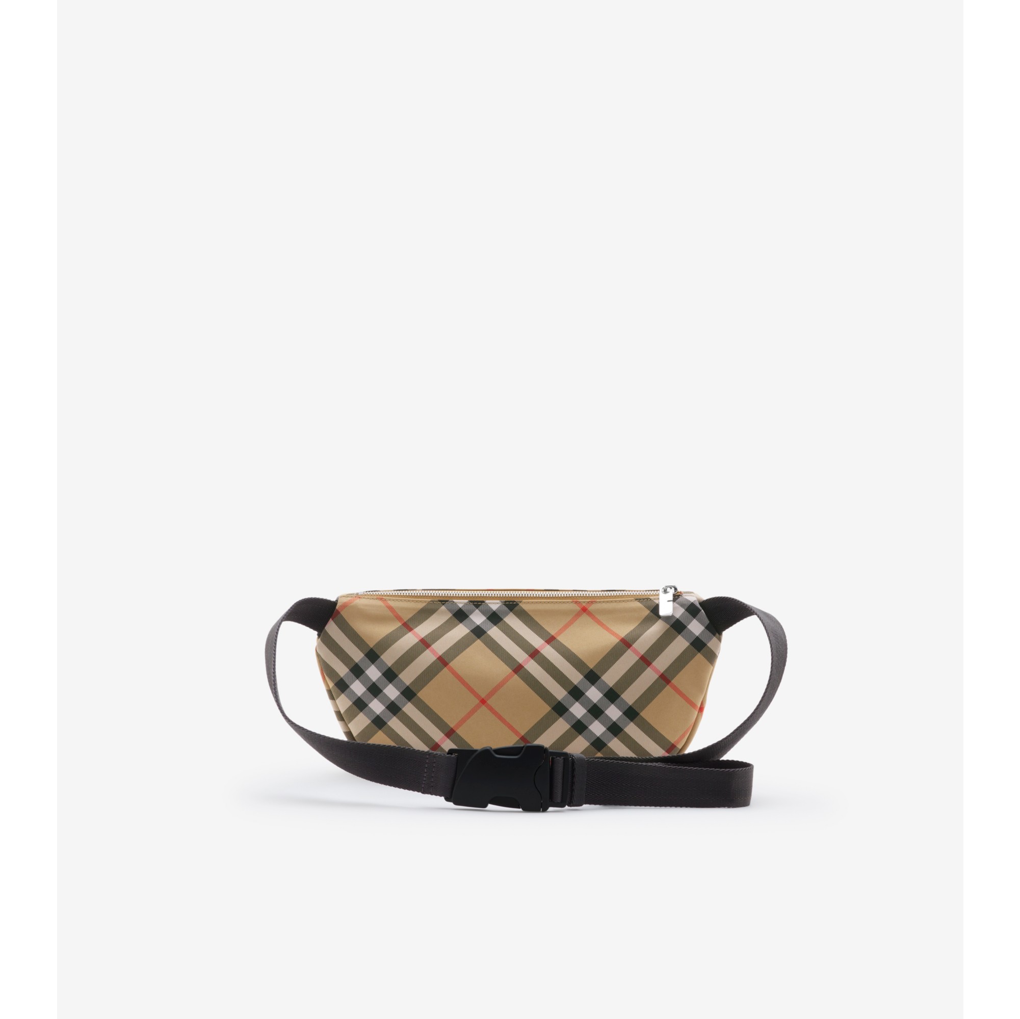 ぐ 　BURBERRY スモールチェック ベルトバッグ サンドベージュ Small Check Belt Bag in Sand beige - Men, Nylon | Burberry® Official