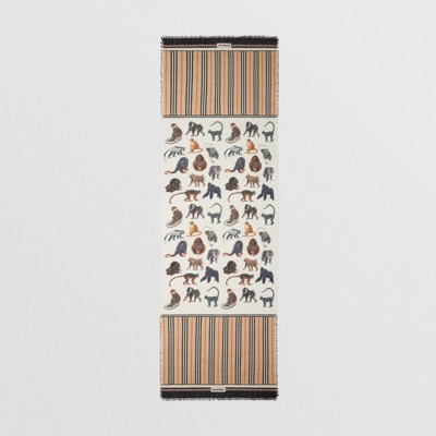 burberry monkey scarf