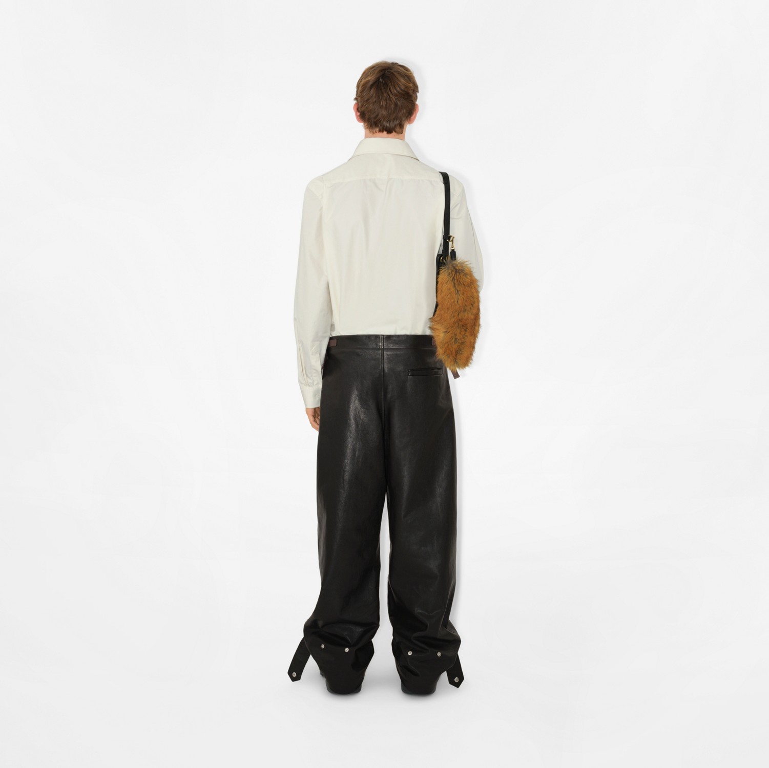 Camicia in cotone con EKD (Wheat) - Uomo | Sito ufficiale Burberry®