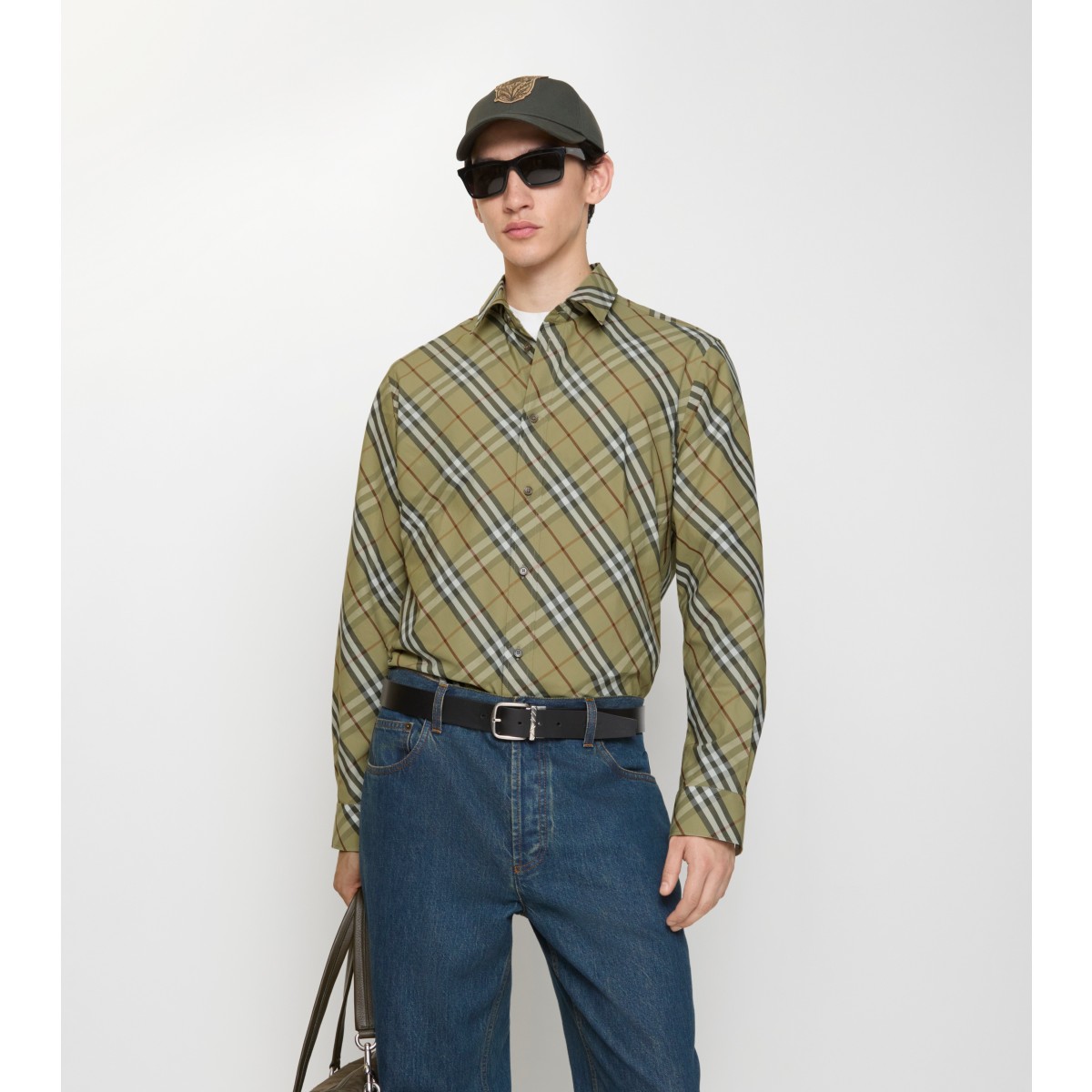  Check Relaxed Fit Cotton Shirt