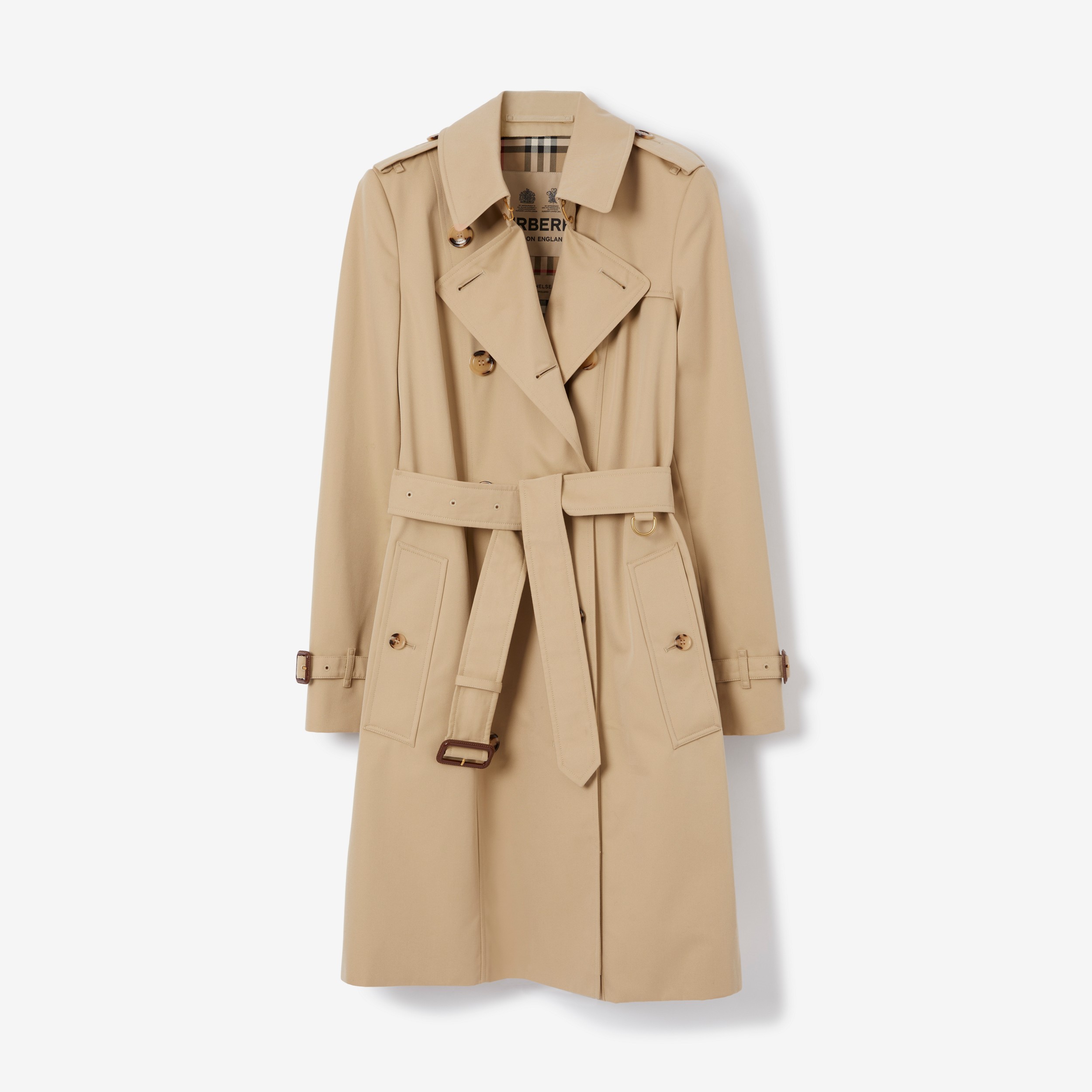Mid-length Chelsea Heritage Trench Coat in Honey - Women | Burberry® Official - 1