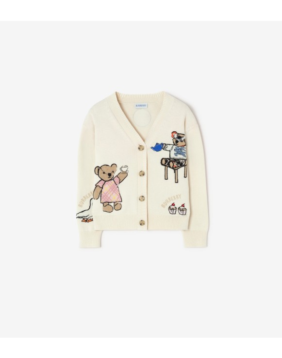 Tea Party Cotton Blend Cardigan