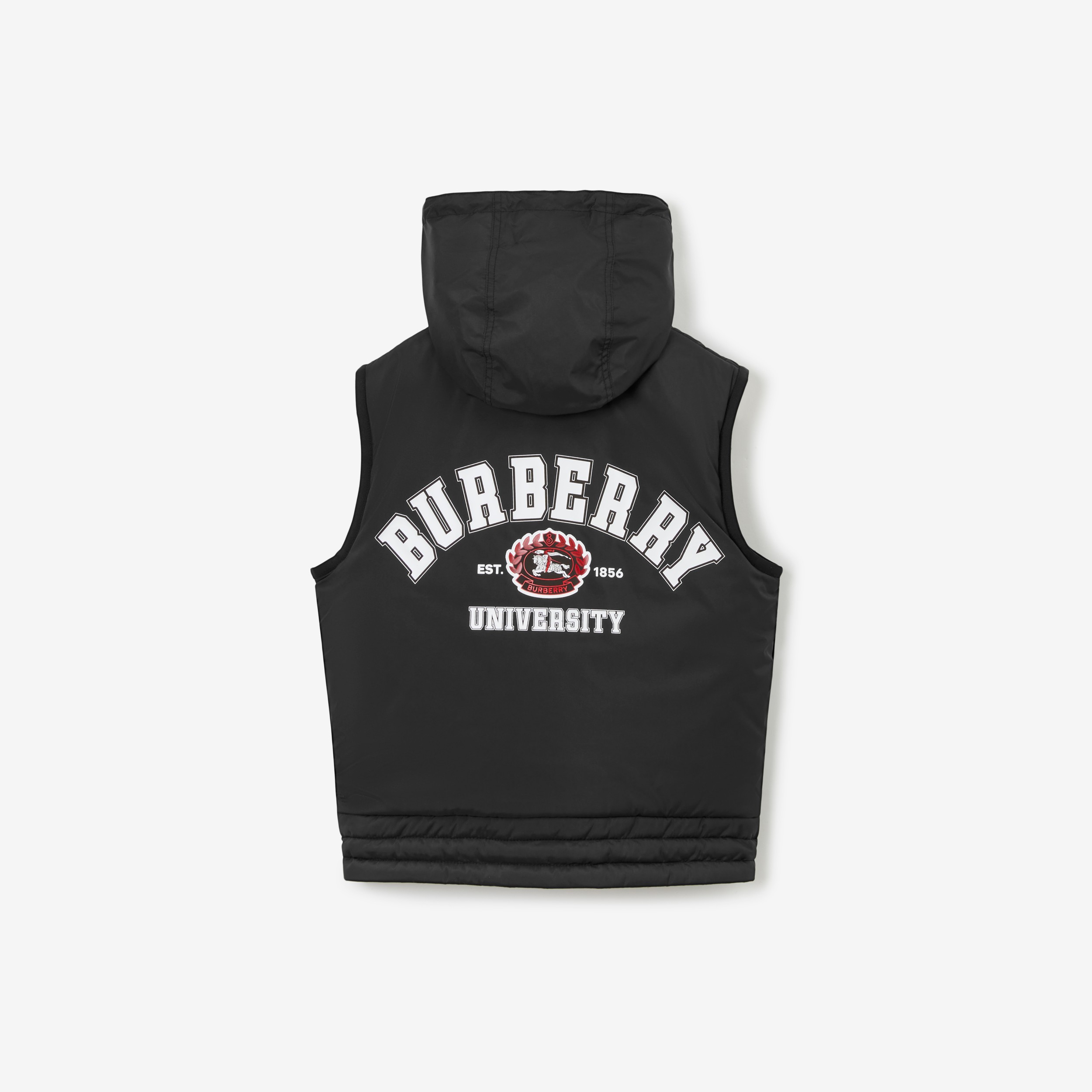 College Graphic Quilted Gilet in Black | Burberry® Official - 2