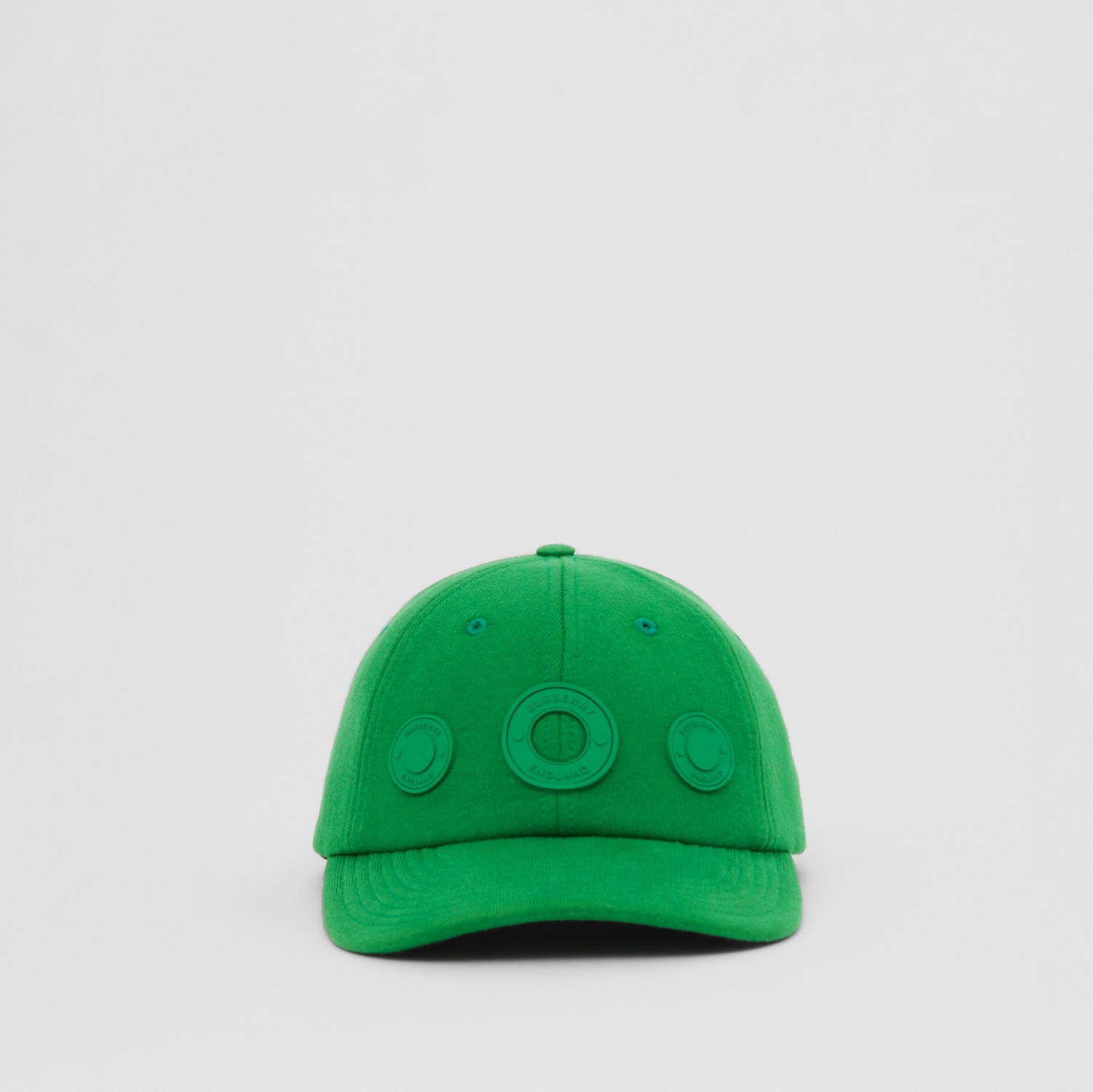 Logo Graphic Cotton Baseball Cap in Ivy green - Men | Burberry® Official