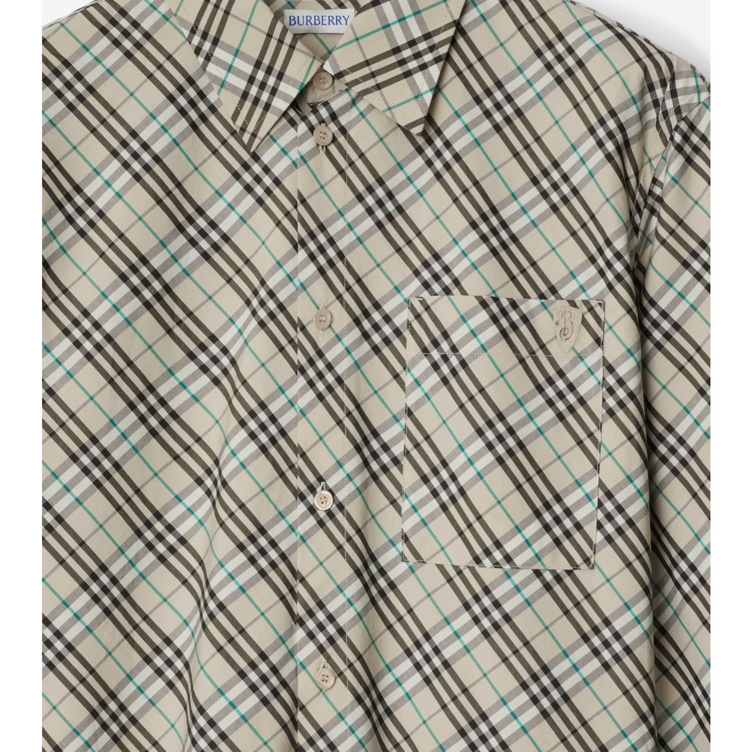 Chemise casual en coton Check