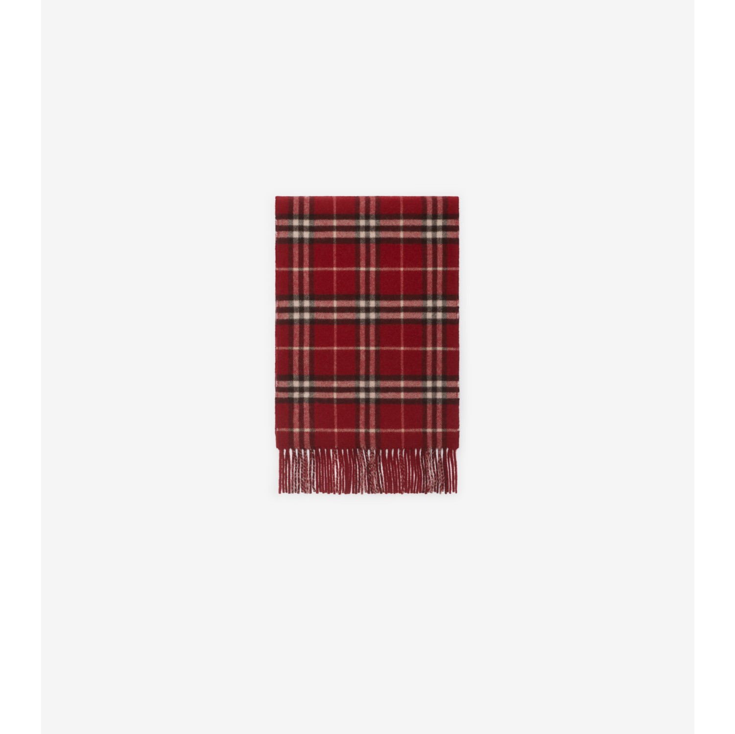 Reversible Check Cashmere Scarf