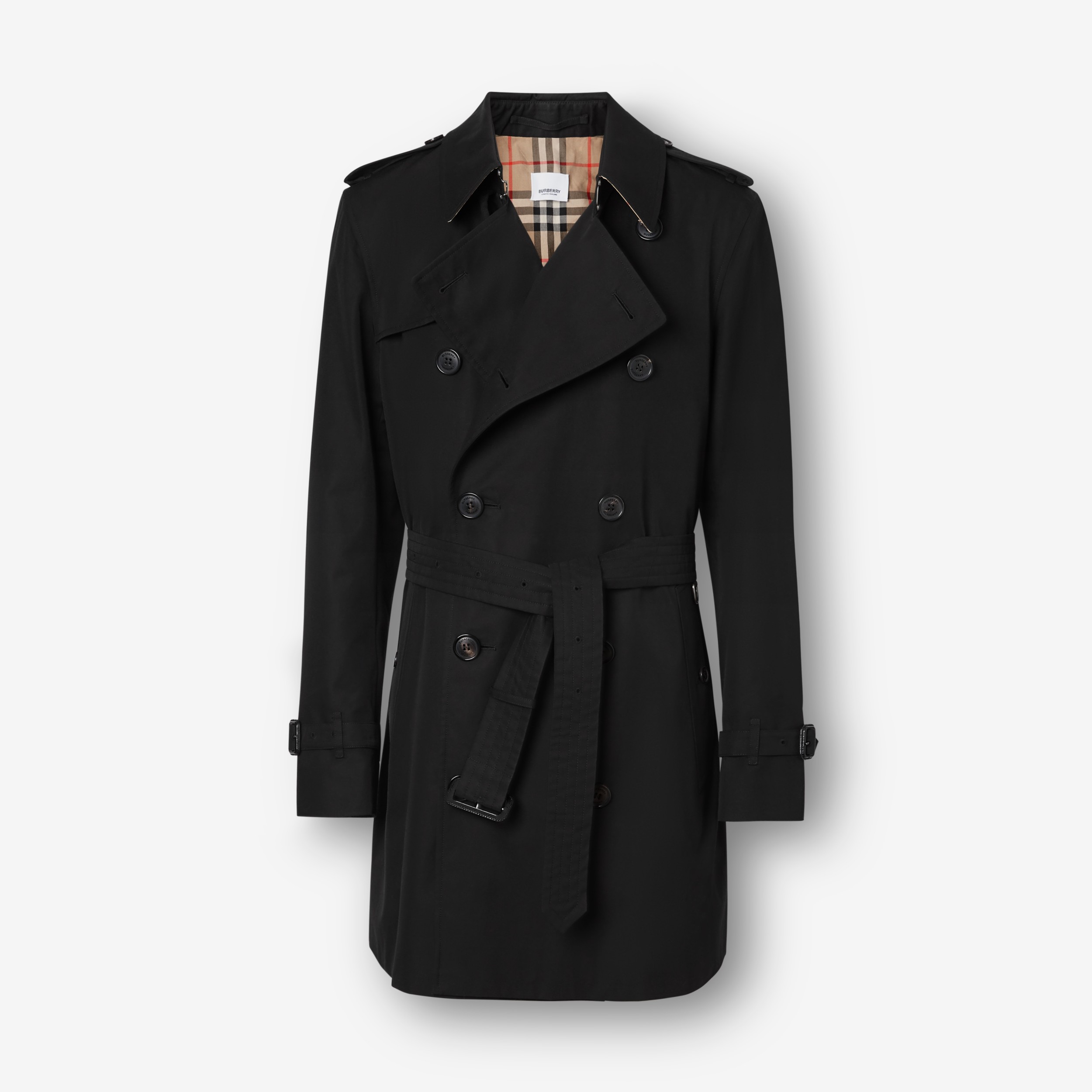 Også Flad ikke The Short Wimbledon Trench Coat in Black - Men | Burberry® Official