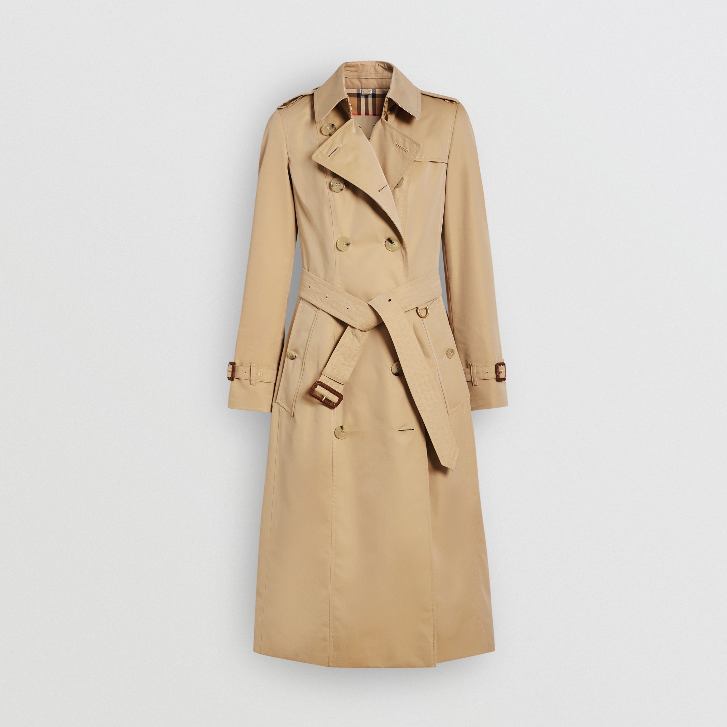 The Long Chelsea Heritage Trench Coat in Honey - Women | Burberry® Official - 3