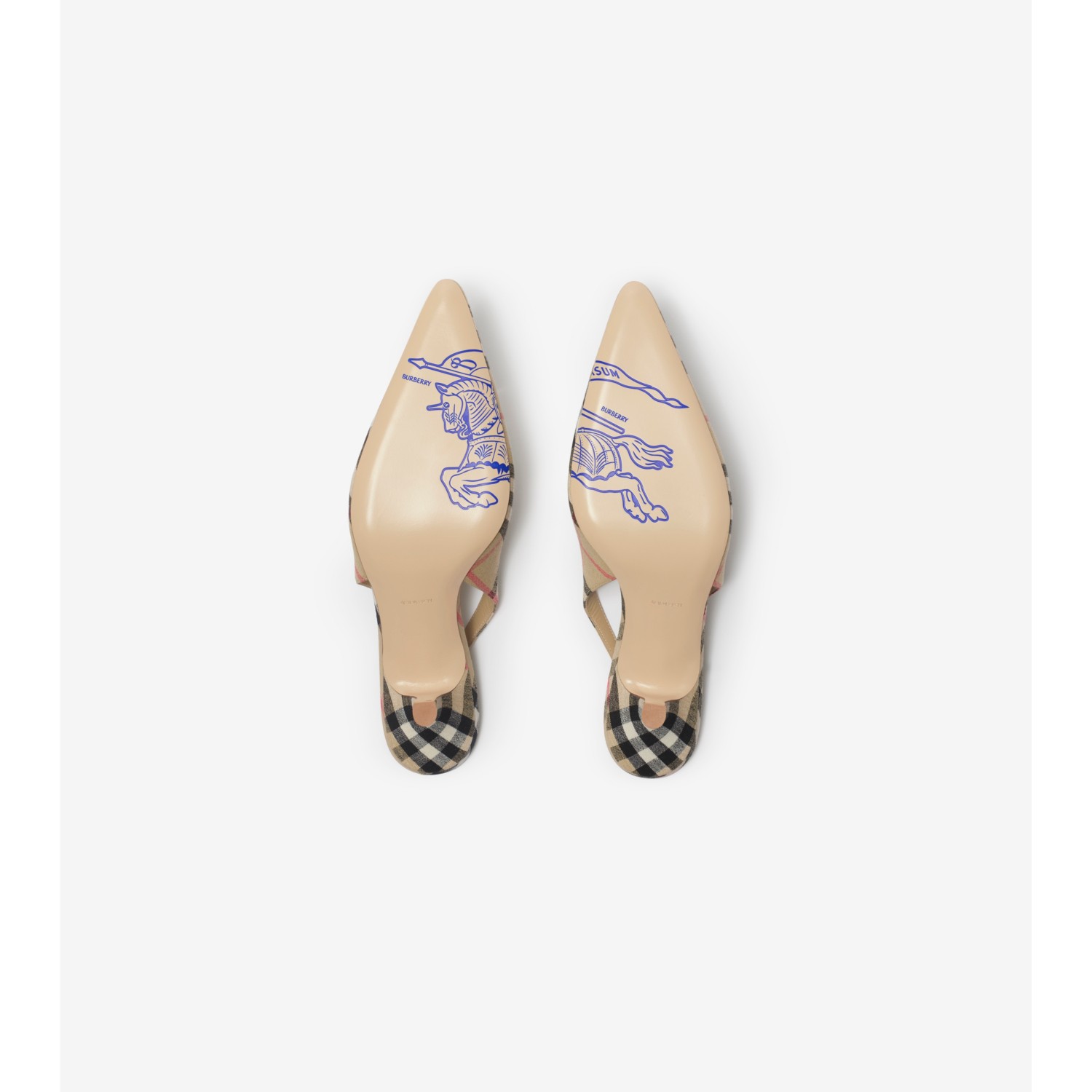Check Dame Slingback Pumps​ - thumbnail 5