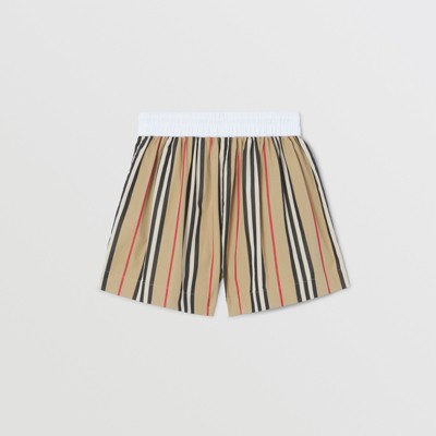 burberry icon stripe shorts