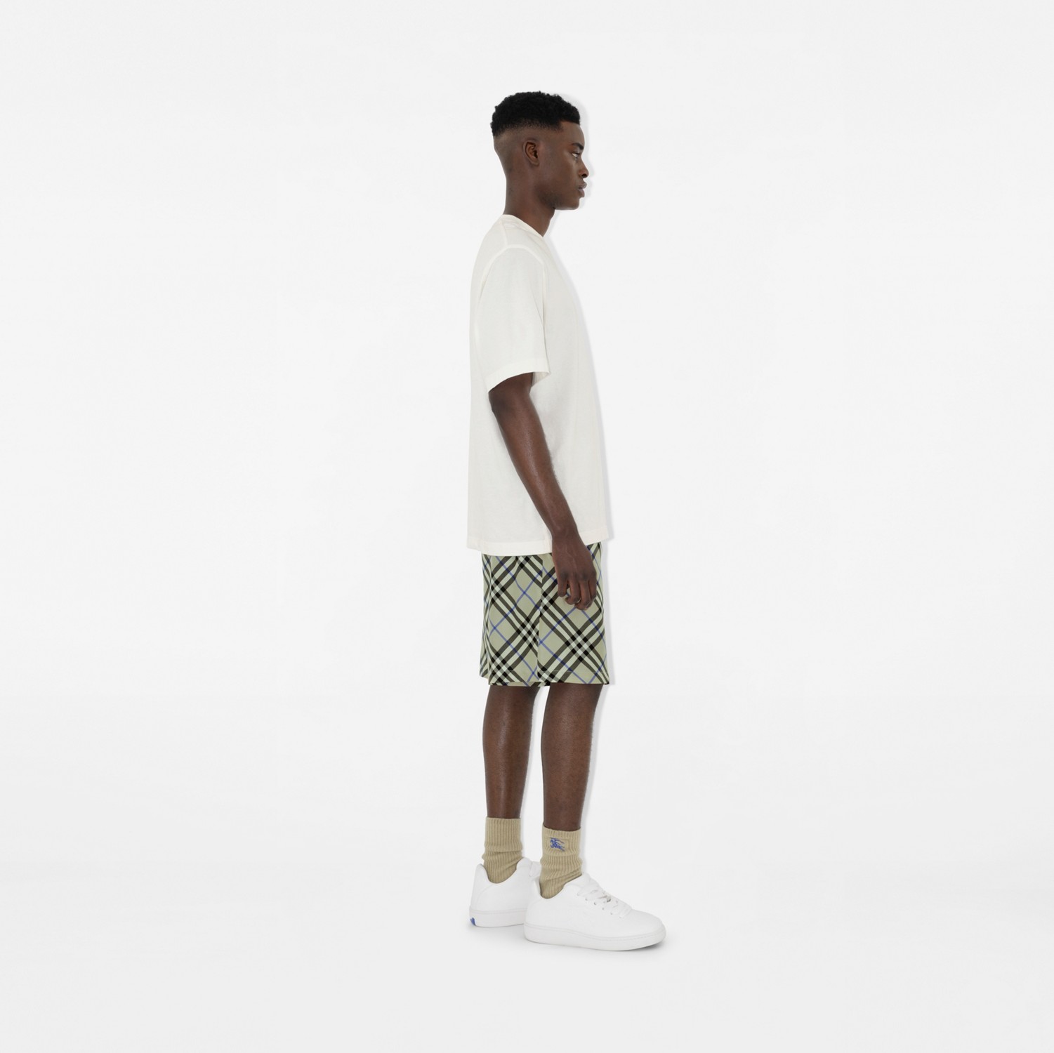 Leather Box Sneakers in White - Men | Burberry® Official Leather Box Sneakers in White - Men | Burberry® Official