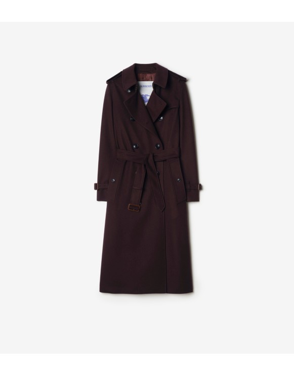 Trench coat Kensington largo en cachemir