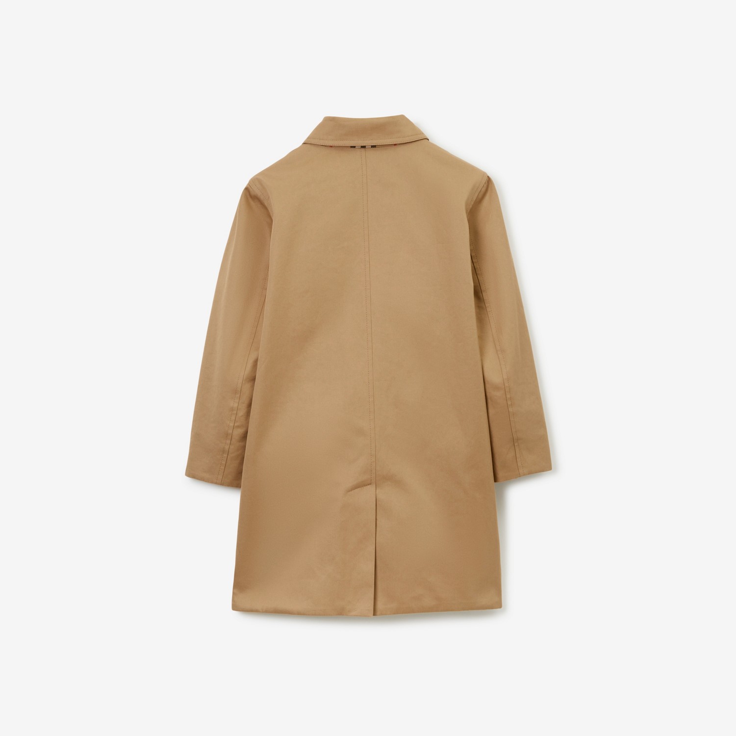 Wendbarer Car Coat aus Gabardine in Check