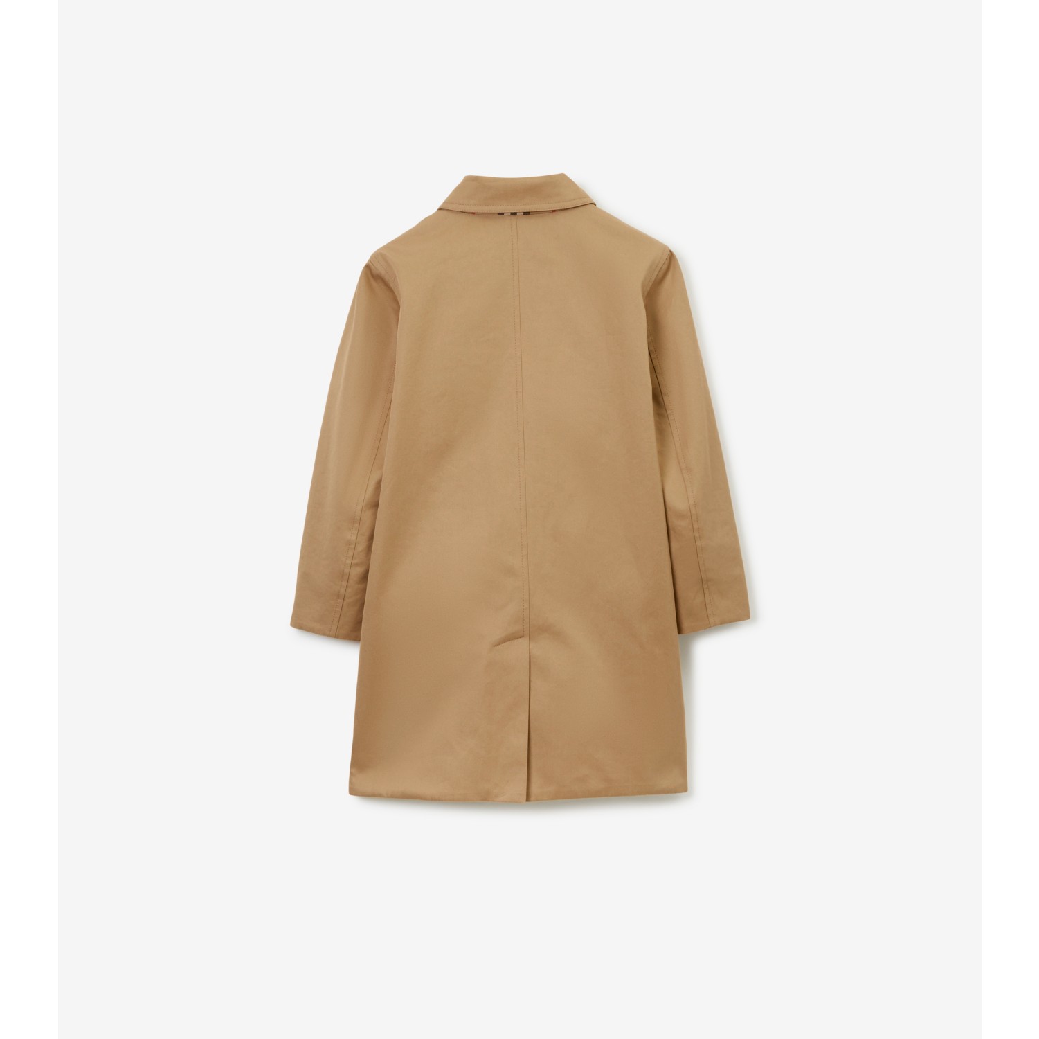 Wendbarer Car Coat aus Gabardine in Check