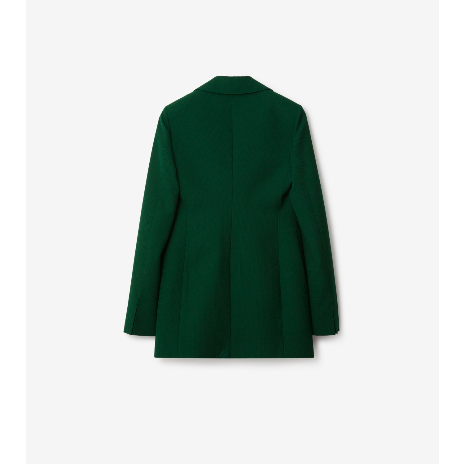 Burberry green outlet wool coat