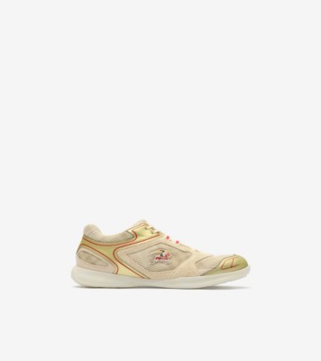 Check Matrix Sport Sneakers in Gold/clam beige - Men | Burberry